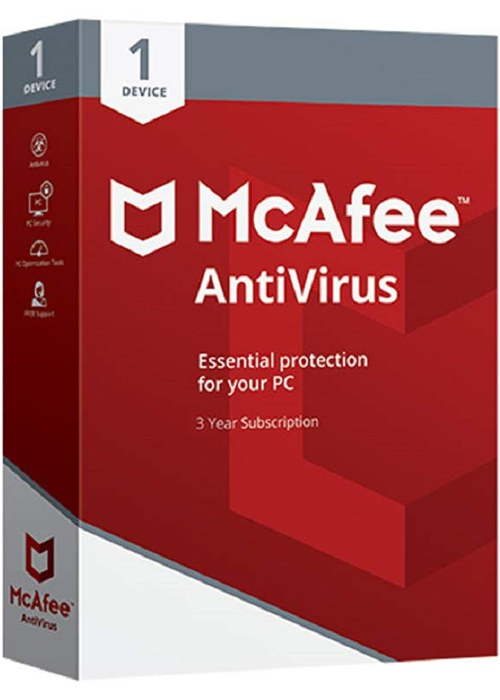 Buy McAfee AntiVirus 2024 1 Device 3 Years Key