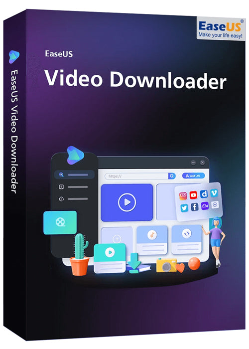 EaseUS Video Downloader (Mac) - (3 Devices) - (Lifetime) - EaseUS Key - (Global)